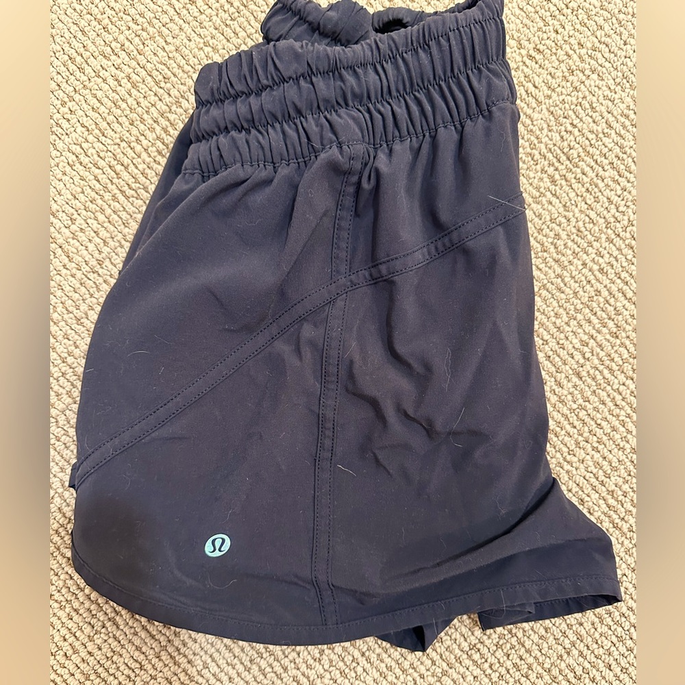 Black Lululemon Shorts, Size 6